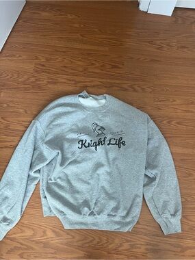Knight Life Gray Crewneck Sweatshirt